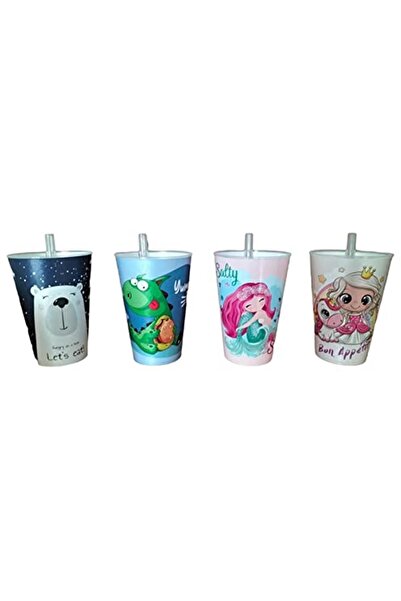 Gondol Kendinden Pipetli Bardak (400 Ml)