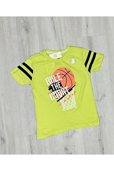 DG AURA تي شيرت رجالي بطابع كرة السلة