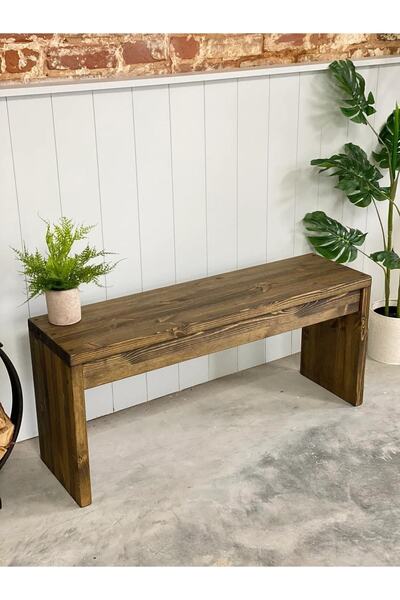 WOODENSA Ahşap Bank Bench Koltuk Mutfak Sandalyesi