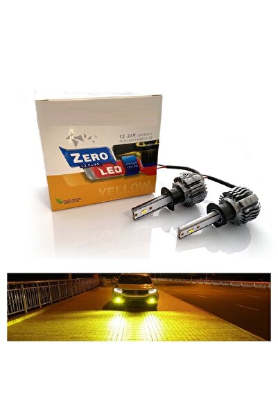 Fardoktoru H1 Led Xenon Oto Ampul Zero Fansız Sarı
