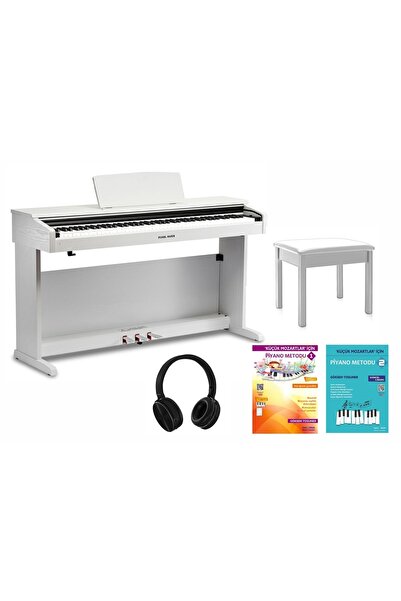 Pearl River V03 Wh Piyano Seti (tabure-kulaklık Ve Piyano Metodları Hediye)