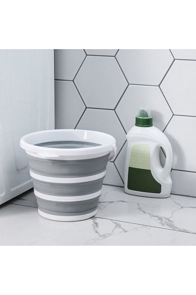 Lira Practical Foldable Accordion Bucket 13 Lt Water Bucket Mega Size