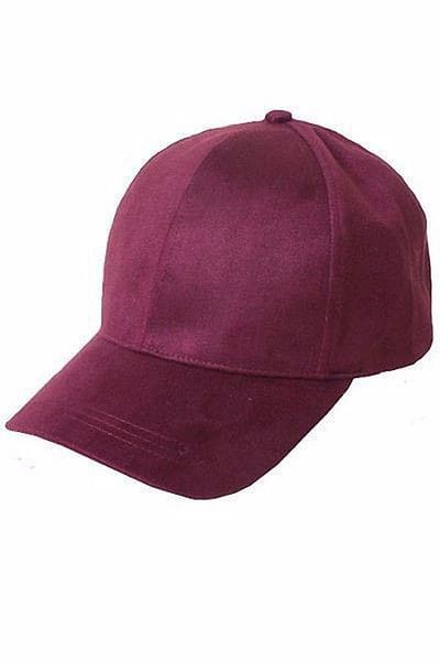 Shopiolog Unisex Suede Adjustable Baseball Cap Hat
