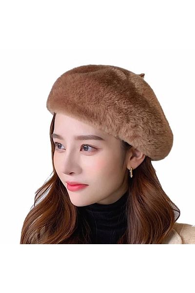 Shopiolog Women's Plush Painter Beanie