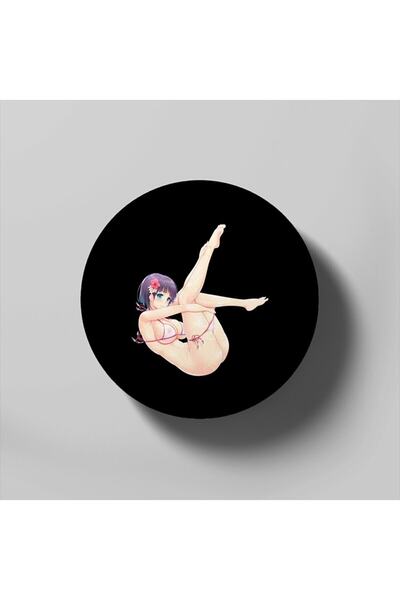 Öz Kupa Anime Girl Bardak Altlığı