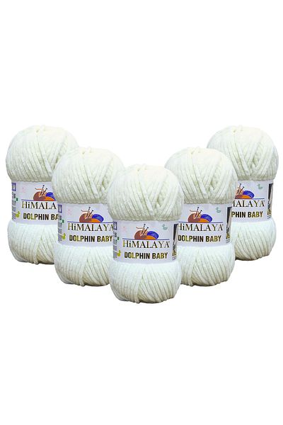 Himalaya Dolphin Baby Kadife Ip 5'li Paket - 100 Gr. 120 Mt. - 80363