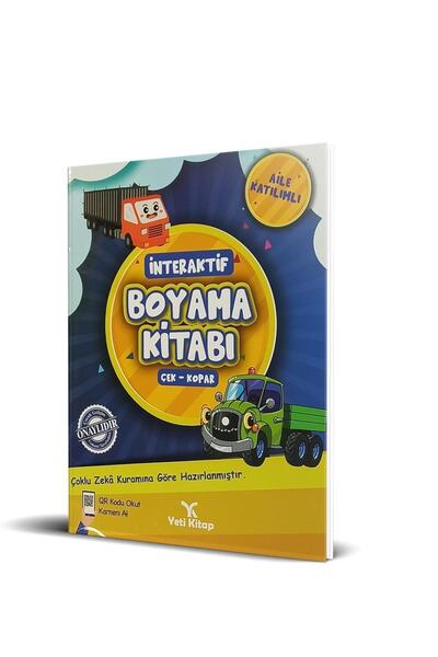 yeti kitap Interactive Coloring Book 1 -