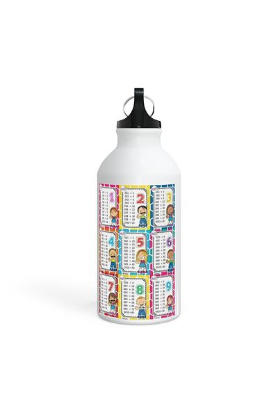 LADİJİTAL BASKI ÇÖZÜMLERİ Multiplication Table Flask & Water Bottle