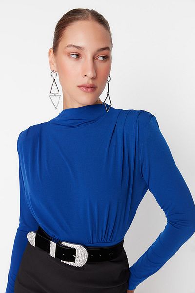 Trendyol Collection Saks Draped Snap kötött test TPRAW23BD00048