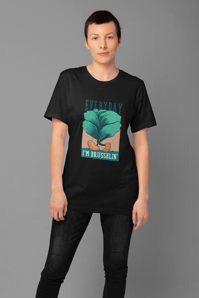 ErTaPassage Bruxelles cu imprimeu Femeie Negru tricou - T4481235