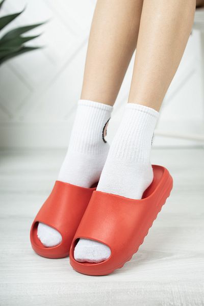 Moda Değirmeni Papuci roșii de damă Md1070-122-0001