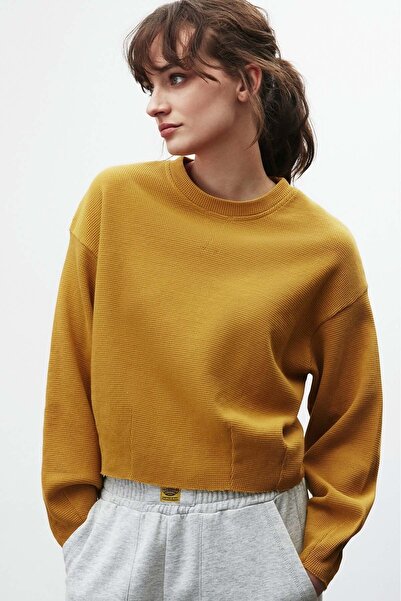 GRIMELANGE Sweatshirt - Gelb - Normal