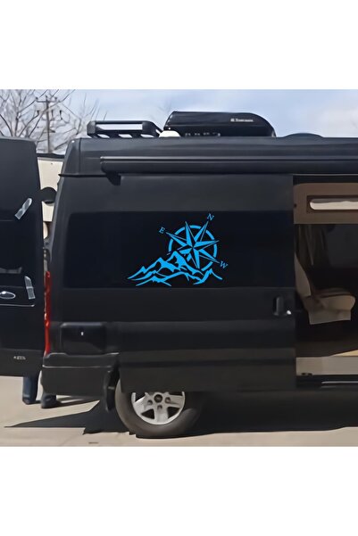 Vegatasarım ملصق بوصلة جانبية لزجاج القافلة التلقائي يمين/يسار - ألوان أخرى