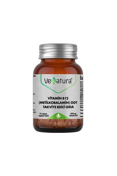 VeNatura 90 Tablets Vitamin B12 - Odt Food Supplement