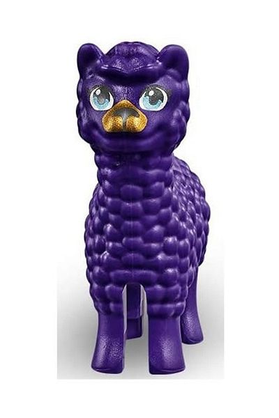 LEGO Custom Moc Mini Figure - Original Accessory, Bright Purple Lama Alpaca Animal