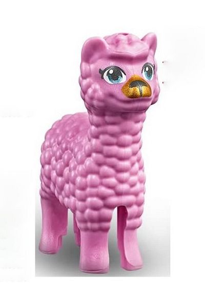 LEGO Bright Pink Lama Alpaca - Original Accessory, Custom Moc Minifigure Animal Animal