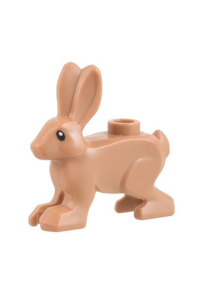 LEGO Original Accessory Custom Moc Minifigure Minifigure Animal Animal Light Brown Wild Rabbit
