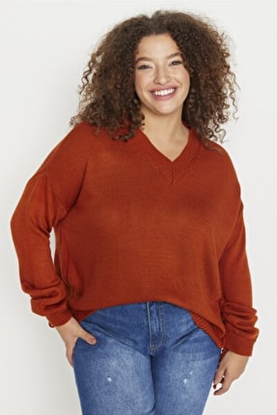 Trendyol Curve Plus Size Sweater 