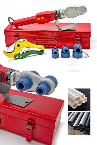 STAXX POWER Sbk650 Metal Mini Çantalı Pvc Plastik Boru Kaynak Makinesi 650w + Makas Hediyeli 2 Yıl Garantili