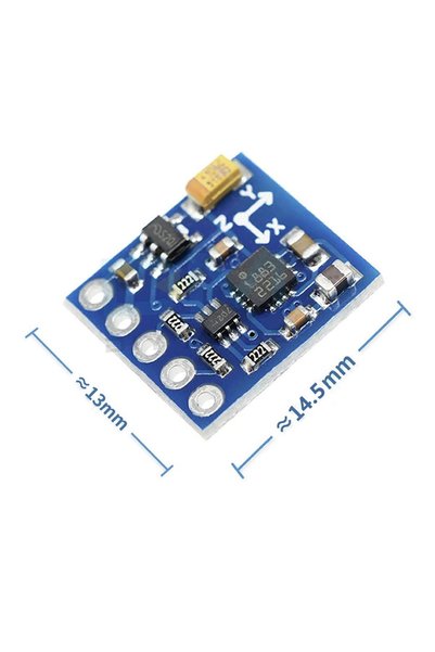 Hmc5883 Gy-271 Üç Eksenli Gyro Sensör Modülü 3v-5v Manyetometre Manyetik Alan Ölçme 3 Axis Pusula
