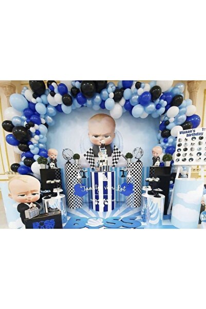 Generic Brand Star 70 Pieces Boss Baby Balloon Concept and Balloon Chain