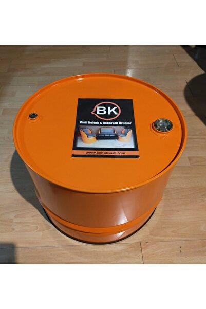 varil dekor Varil Sehpa Lotus Turuncu