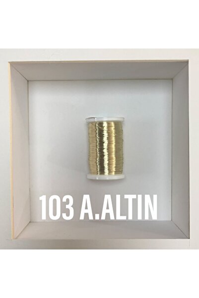 PAKCAM FİLOGRAFİ Filografi Teli 100 Gr. 103 Açık Altın