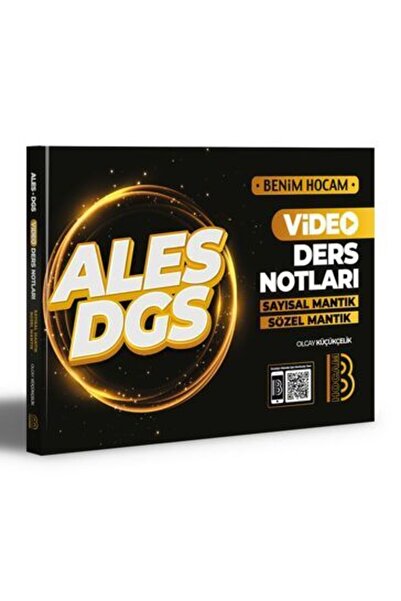 Benim Hocam Yayınları 2022 Ales Dgs Video Ders Notları Sayısal Ma