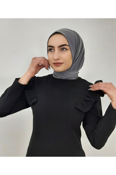 Ayselcehobi Snap Scarf Compatible Sea and Pool Shawl Gray