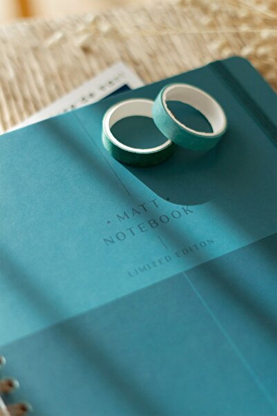 Matt Notebook 20x28 Cm A4 Lastikli Spiralli Sert Kapak Not Defteri Çizgili