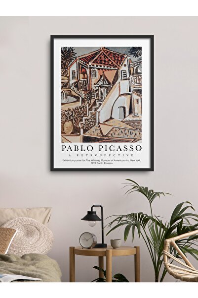 HOMEPACK Siyah Lamine Çerçeveli Tekli Tablo Tk/025