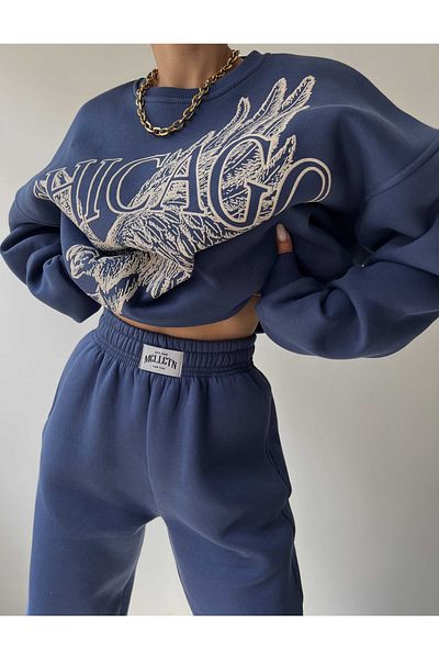 MAİ COLLECTİON Σετ αθλητικής φόρμας Eagle Indigo