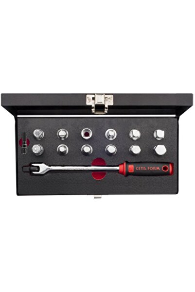 CETA FORM 14 Pieces 3/8"" Crankcase Plug Key Set