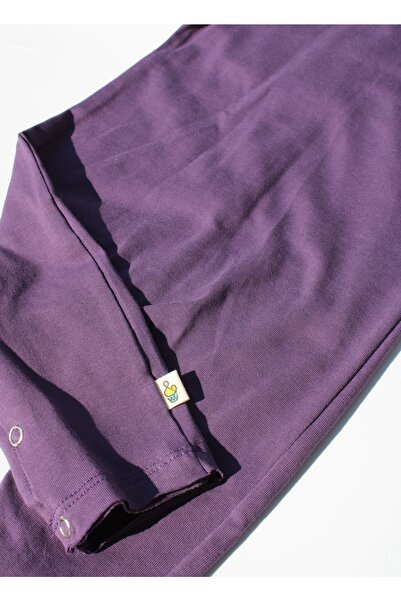 Milk & Muffin Mor Uzun Kollu Bebek Tulum