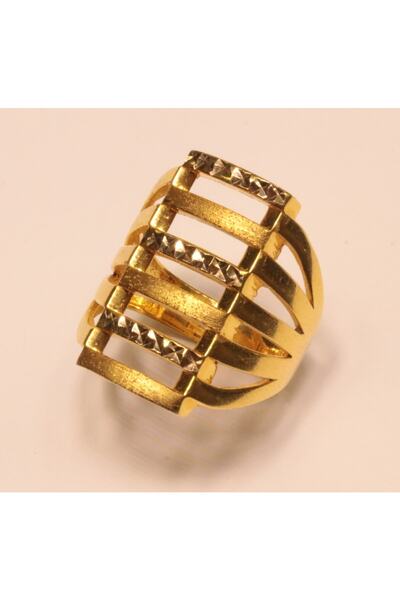 Hakan Güler Kuyumculuk 14 Ayar Altın Kaburga Model Yüzük