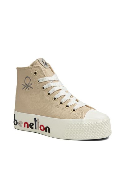 Benetton ®| Bn-30820- 3114 Beige - Women's Sneakers