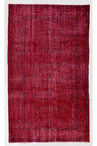 Tekin ( 121 X 206 Cm) Kırmızı Renkli El Dokuması Anadolu Halısı, Otantik Ve M...