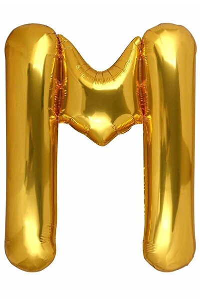 Mini Parti ميني بارتي ستور بالون فويل حرف 80 سم ذهبي M