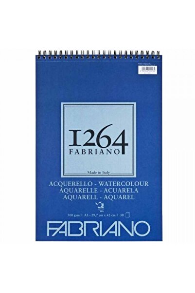 Fabriano : 1264 Sulu Boya Defteri : A3 (300 Gr - 30 Yaprak)