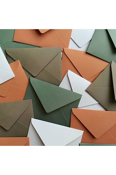 Dekorden Colorful Invitation Envelopes