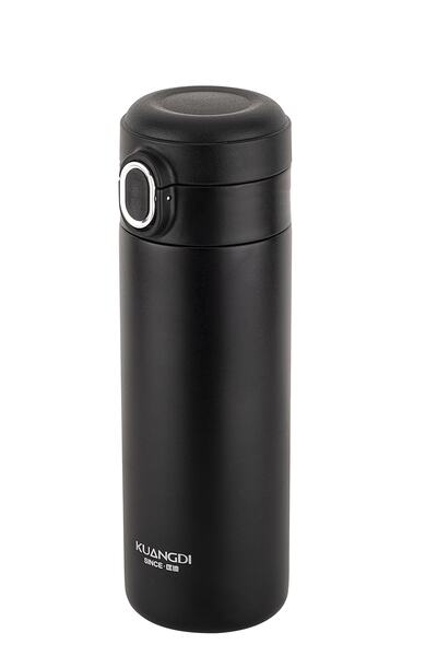 Tantitoni Okadı Siyah Paslanmaz Çelik Termos 400ml