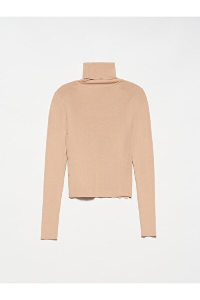 Dilvin 10225 Pulover cu guler-camel