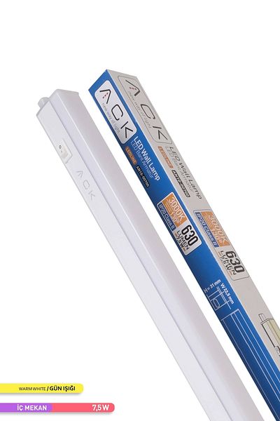 ACK 7.5w Mercury Led Tape Fixture 3000k Daylight 543mm