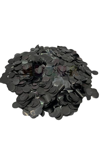 Huzur Party Store 1 Pack of Black Balloon Stamp, Balloon Sequin Confetti, 10 Gram Confetti Balloon Chain, Transparent Balloon Stamp