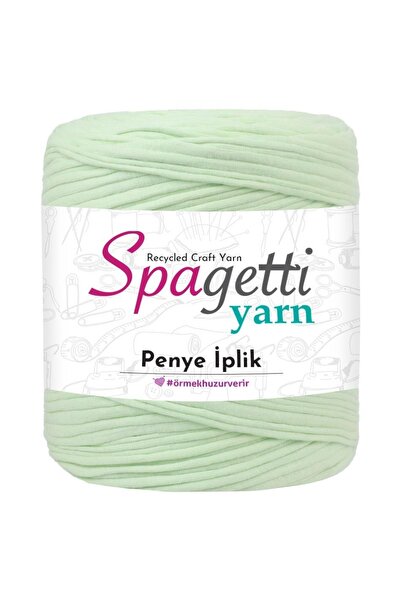 Spagettiyarn Bambu Yeşil Penye Ip