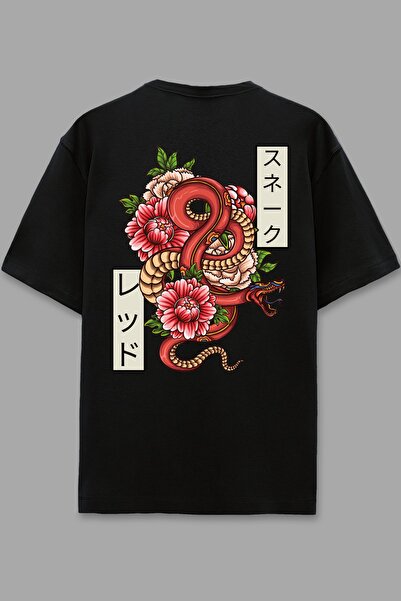 Adrift Μπλουζάκι Posion Black Oversize Unisex