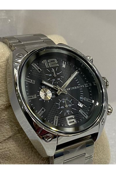 Navimarine Silver Color Special Series &Apos; S Choronograph &Apos; S Men &Apos; S Watch