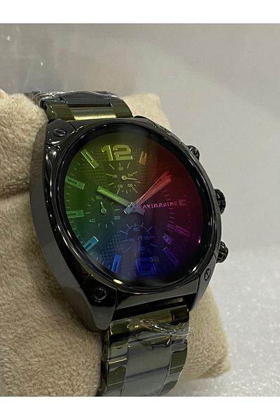 Navimarine Green Cord Holagram Glass Special Series'Choronograph'Men's Watch