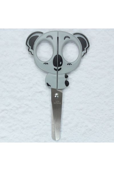 Kartopu Figured Children's Scissors Tip Blunt Color Gray