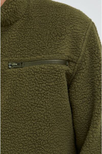 Only & Sons Only&sons Erkek Yarım Fermuarlı Peluş Sweatshirt - 22022228